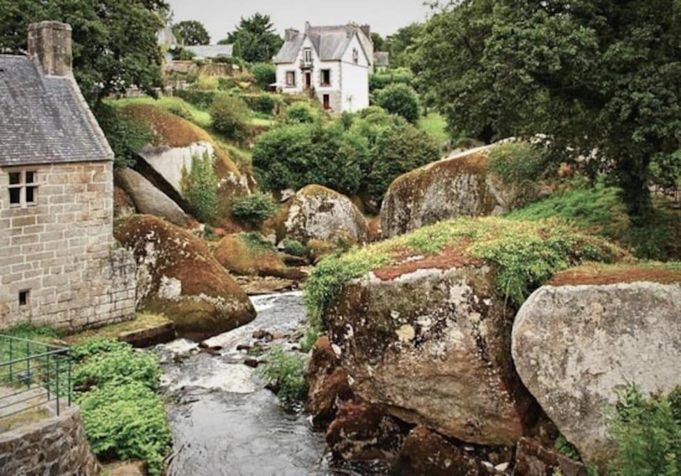 Vue Imprenable Sur Le Moulin Du Chaos ! Daire Huelgoat Dış mekan fotoğraf