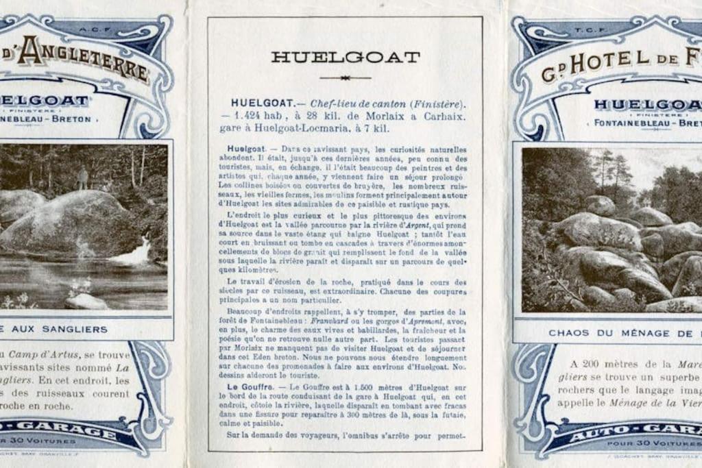Vue Imprenable Sur Le Moulin Du Chaos ! Daire Huelgoat Dış mekan fotoğraf